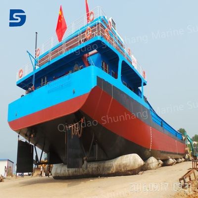 Cylindrical Ship Launching Airbags with Good Air Tightness Customized to Support Safe and Vessel Launching Procedures