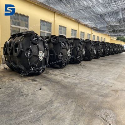 Flange Inflatable rubber fenders ISO 17357 compliant durable marine fender solutions for ship docking and port protection