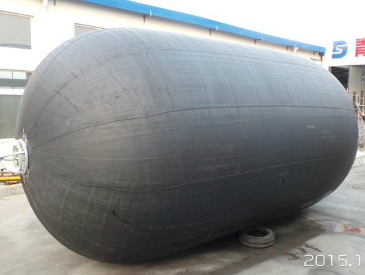Ship To Quay Pneumatic Rubber Fender With HDG Accessories Material And Reinforcement Of Rubber Dipped Nylon Cord Fabric