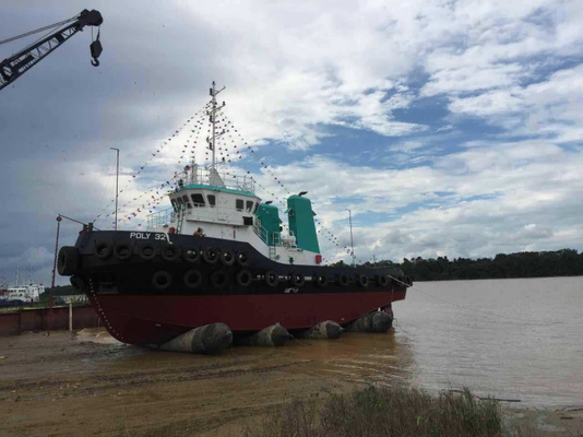 Shipyard Marine Rubber Airbag Vessel Boat Docking Ship Launching Airbag