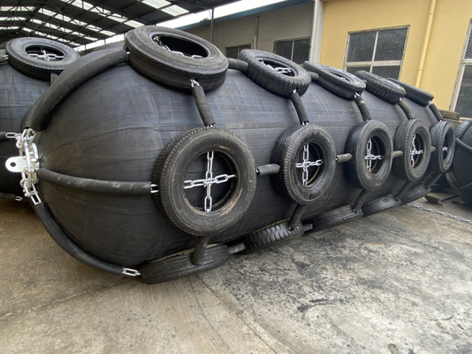 Wear Resistance Inflatable Fenders For Boats 50kpa Yokohama Floating Fenders