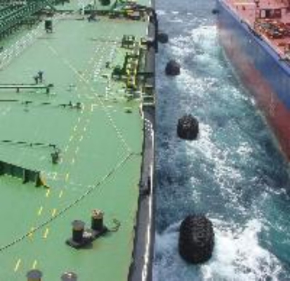 Shunhang Ship Yokohama Fender Sizes ISO 17357 Black Marine Dock