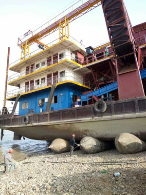 ISO 14409 Standard Ship Rubber Airbag Building Black Boat Launching Airbag