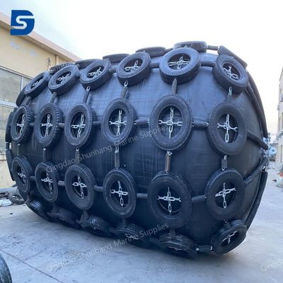 Flange Pneumatic rubber fenders ISO 17357 standard approved robust fenders for ship collision prevention and port safety