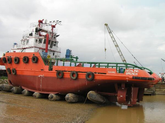 Certified Boat Launching Docking Heavy Lifting Marine Rubber Airbags